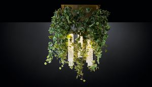 Flower Power Ivy, Lampdario mit Efeu
