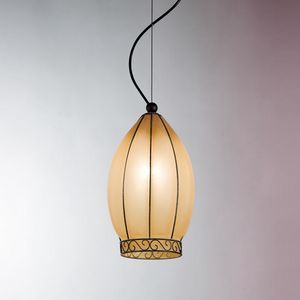 Tulipano Ms237-035, Klassische Designlampe aus Glas