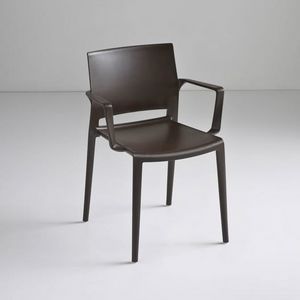 Bakhita B, Stackable Polymer Stuhl, für den Objektbereich