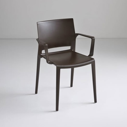 Bakhita B, Stackable Polymer Stuhl, für den Objektbereich