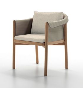 COZY PL, Stuhl aus Teakholz und Seil