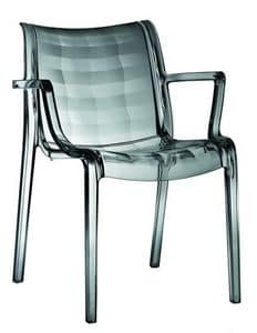 Extraordinaria, Stapelbarer Stuhl, Polycarbonat, auch fr Auenbereich