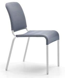 Fit, Auen-Stuhl, Sitz und Rckenlehne aus elastischem Stoff