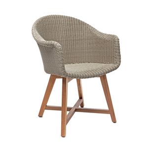Gipsy 4321, Komfortabel und ergonomisch Stuhl mit Armlehnen für den Außenbereich