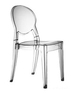 Igloo chair, Polycarbonat- Design-Stuhl, stapelbar