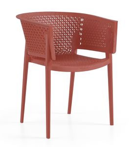 Oxy, Outdoor-Sessel aus recycelbarem Polypropylen