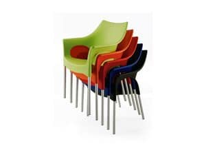 PL 2100, Wasserdicht Sessel, aus Aluminium, für Restaurant