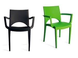 PL 6614, Beständig Stuhl aus Polypropylen, für Hotel und Bar
