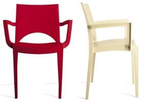 PL 6614, Beständig Stuhl aus Polypropylen, für Hotel und Bar