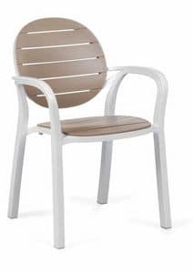 PL 7004, Farbige Sessel aus Polypropylen fr Auenbereiche