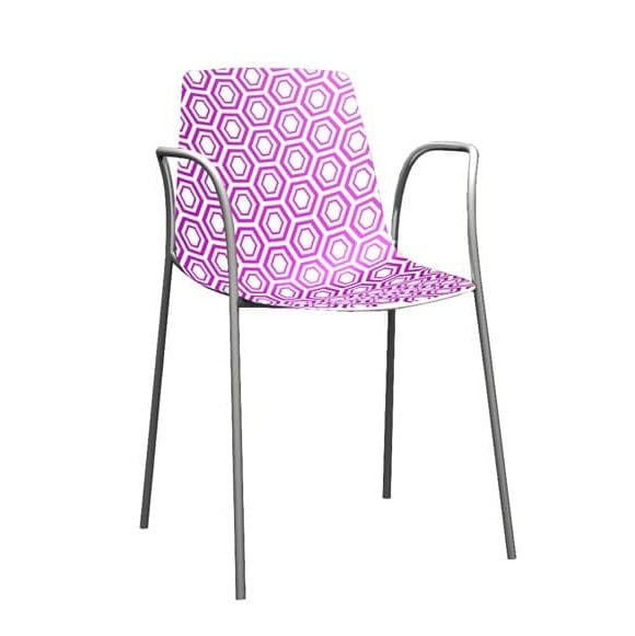 Alhambra TB, Wesentliche Stuhl Polymer und verchromtem Metall