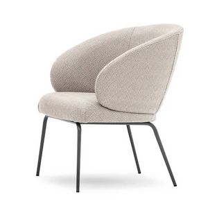 Lily 04575L, Loungesessel mit Metallbeinen