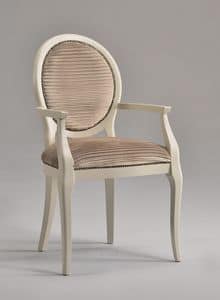 ADELAIDE Stuhl mit Armlehnen 8030A, Stuhl mit gepolsterten Sitz, fr Luxusrestaurant