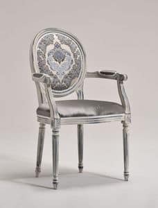 LUIGI XVI armchair 8023A, Stuhl Kopf des Tisches, Louis XVI-Stil, anpassbare
