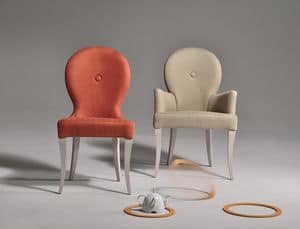 NEA armchair 8309A, Sessel mit gepolsterten Armlehnen, klassischen Stil