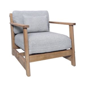 Bhumi 02C3, Sessel aus Teakholz