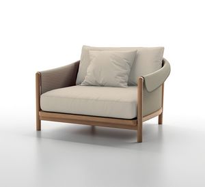 COZY P, Outdoor-Sessel aus Teakholz