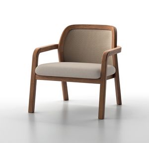 NARA P, Outdoor-Sessel aus Teakholz, mit bequem gepolsterter Sitzfl�che