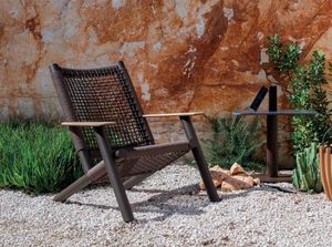 SAHARA P, Outdoor-Loungesessel mit geflochtenem Seil