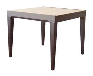 TA33, Erweiterbar rechteckigen Tisch, top in laminierten und Glas