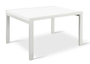 ELVIS 120, Ausziehbaren Tisch, oben mit Aluminiumkante
