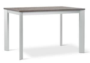 FARGO, Ausziehbaren Tisch mit eloxiertem Aluminium Beine