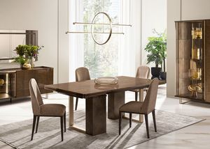 FIAMMA Tisch mit 2 Verl�ngerungen, Ausziehbarer Esstisch