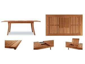Harmony ausziehbaren Tisch, Erweiterbar Holztisch, fr Outdoor-Umgebungen
