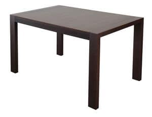 TA11, Moderner ausziehbarer Tisch in massivem Eschenholz