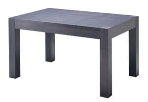TA20, Moderne ausziehbaren Tisch, furniert Eiche top
