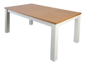 TA30, Erweiterbar rechteckigen Tisch, Eiche furniert top