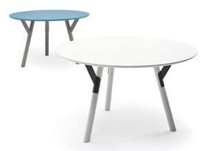 Link Tisch, Ausziehbaren Tisch aus Stahl, verschiedenen Ausfhrungen fr den Auenbereich