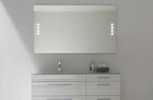 Spiegel mit LED-Licht, Badspiegel mit LED-Licht
