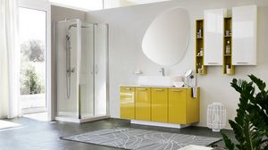 BLUES BL-13, Glnzendes gelbes Kabinett fr das Badezimmer