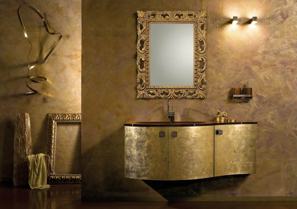 badezimmerschrank aus gold | idfdesign