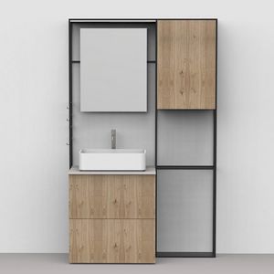 Lay 03, Badezimmerschrank mit essentiellem Design