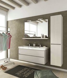 SOHO S15, Wand-Waschtischunterschrank mit Schubladen