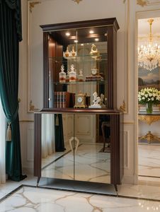 Art. 4024 Bar, Raffinierte Barvitrine mit Spiegelt�ren