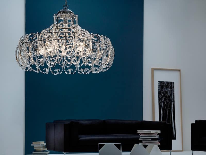 Gemini chandelier, Pendelleuchte mit 9 Leuchten für moderne Schlafzimmer