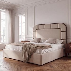 CANALETTO CANALE / Bed, Gepolstertes Bett mit Staufach