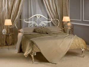 Arrigo, Doppelbett mit Metallrahmen, fr klassische Schlafzimmer