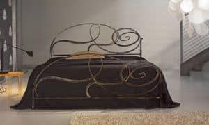 Capriccio, Schmiedeeisernes Bett, Spiral elliptische Gestaltung