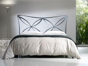 Doppelbett Alice, Mit Eisen Kopfteil, leichten Stil, verschiedenen Ausfhrungen Bett