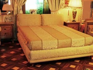 Raffaello Bett, Bett im klassischen modernen Stil gepolsterte Rahmen
