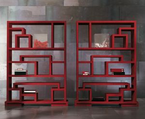 4402 Labirint, Bcherregal aus Holz mit einem modernen Design