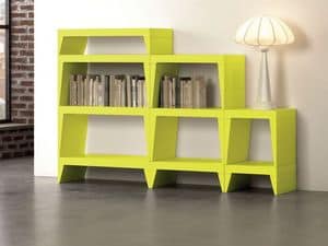 Herbert, Modulares Bücherregal ideal für moderne Wohnräume