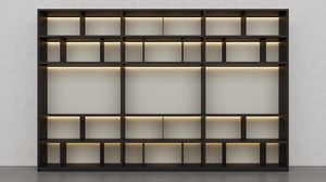 Libreria 03, Modulares B�cherregal mit minimalistischem Design