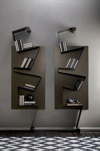 NOTA, Bücherregal aus lackiertem Metall