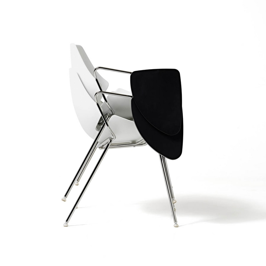 Eon 4 legs, Stuhl mit Schale aus Kunststoff, für Küche