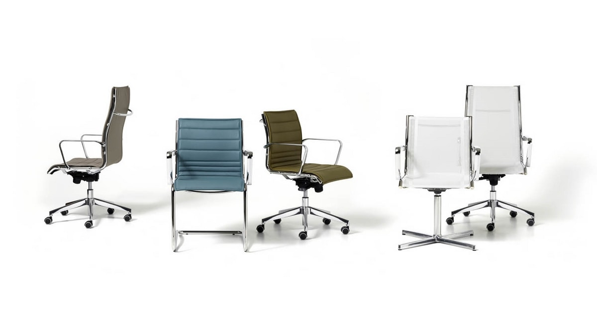 Auckland chair, Polsterstuhl für Besucher, Netto-Shell, verschiedene Farben